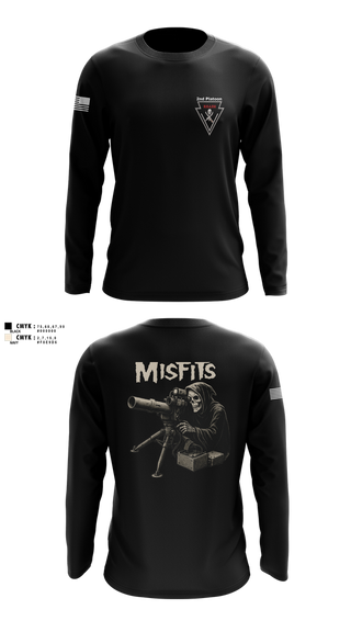 Long Sleeve Performance Shirt, 2/11 killer troop, Army, Teamtime, Team time, sublimation, custom sports apparel, team uniforms, spirit wear, spiritwear, sports uniforms, custom shirts, team store, custom team store, fundraiser sports, apparel fundraiser