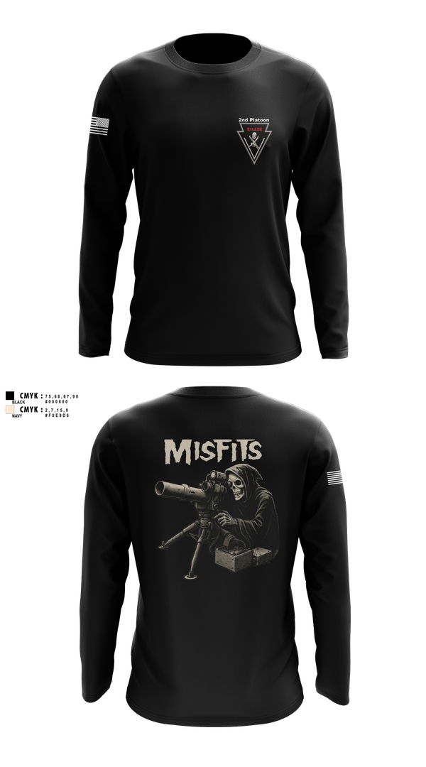 Long Sleeve Performance Shirt, 2/11 killer troop, Army, Teamtime, Team time, sublimation, custom sports apparel, team uniforms, spirit wear, spiritwear, sports uniforms, custom shirts, team store, custom team store, fundraiser sports, apparel fundraiser