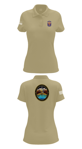 Womens Short Sleeve Performance Polo, IWTF-C, Air Force, Teamtime, Team time, sublimation, custom sports apparel, team uniforms, spirit wear, spiritwear, sports uniforms, custom shirts, team store, custom team store, fundraiser sports, apparel fundraiser