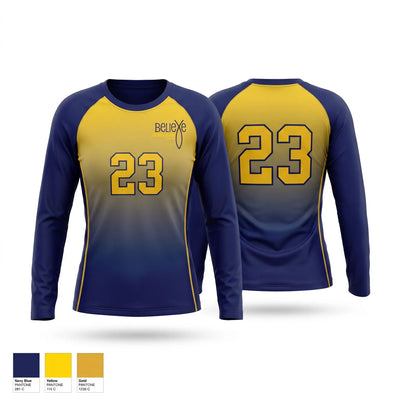 Believe Volleyball Club Long Sleeve Performance Shirt - 1