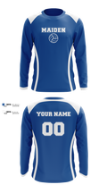 Maiden Volleyball Long Sleeve Performance Shirt 3