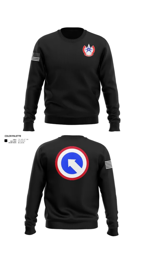 Crew Neck Sweatshirt, 1st Theater Sustainment Command, Army, Teamtime, Team time, sublimation, custom sports apparel, team uniforms, spirit wear, spiritwear, sports uniforms, custom shirts, team store, custom team store, fundraiser sports, apparel fundraiser