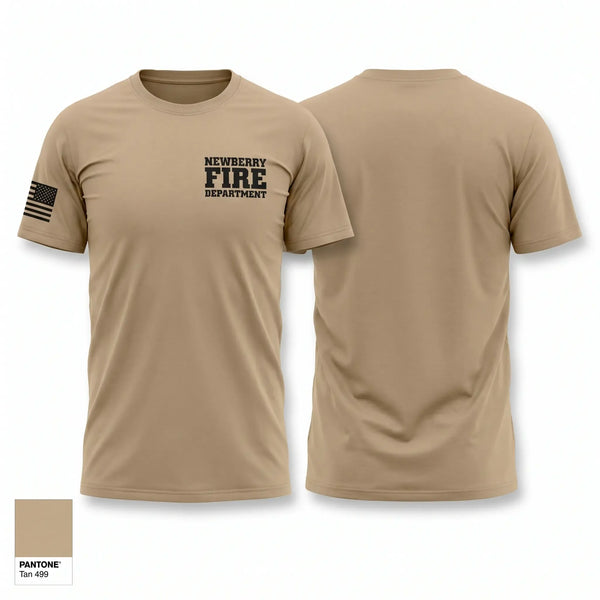 Old School Cotton Feel Shirt, Newberry Fire Department, Fire Department, Teamtime, Team time, sublimation, custom sports apparel, team uniforms, spirit wear, spiritwear, sports uniforms, custom shirts, team store, custom team store, fundraiser sports, apparel fundraiser