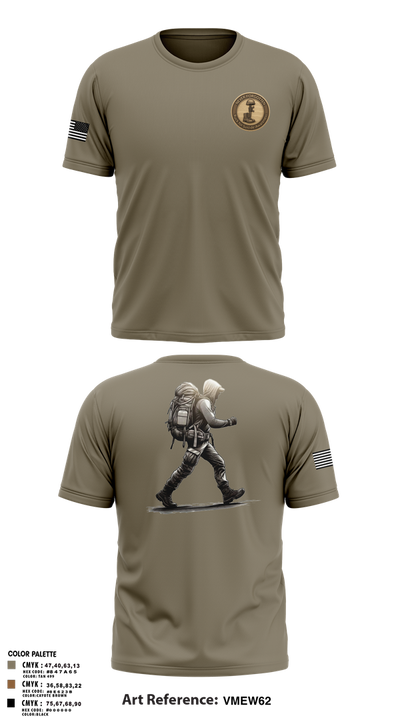 7th special force group Short Sleeve Performance Shirt - 1