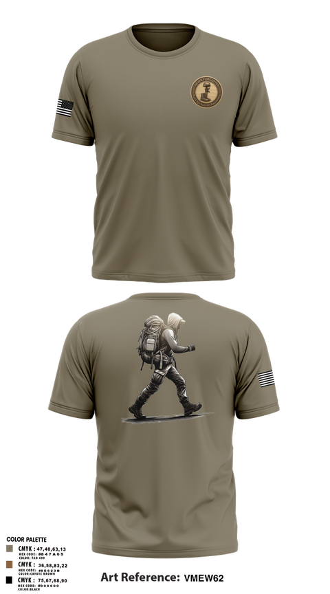 Old School Cotton Feel Shirt, 7th Group, Army, Teamtime, Team time, sublimation, custom sports apparel, team uniforms, spirit wear, spiritwear, sports uniforms, custom shirts, team store, custom team store, fundraiser sports, apparel fundraiser