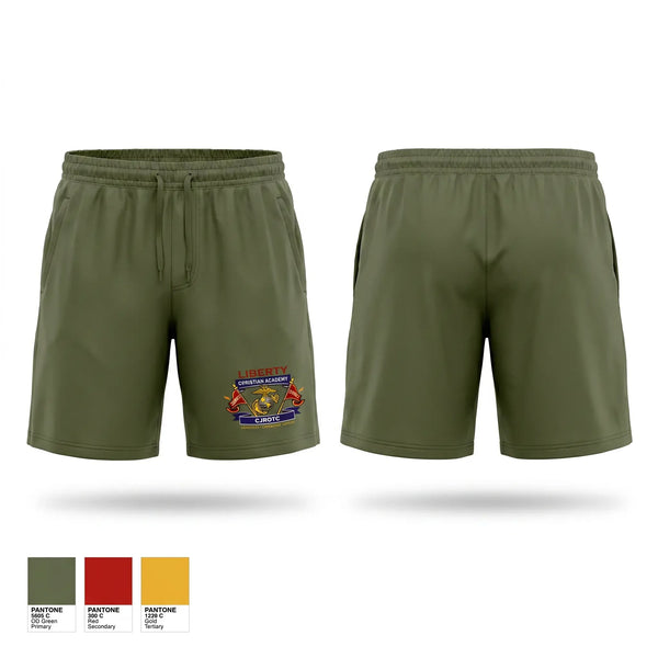 Athletic Shorts With Pockets, Liberty Christian Academy CJROTC, Marines, Teamtime, Team time, sublimation, custom sports apparel, team uniforms, spirit wear, spiritwear, sports uniforms, custom shirts, team store, custom team store, fundraiser sports, apparel fundraiser