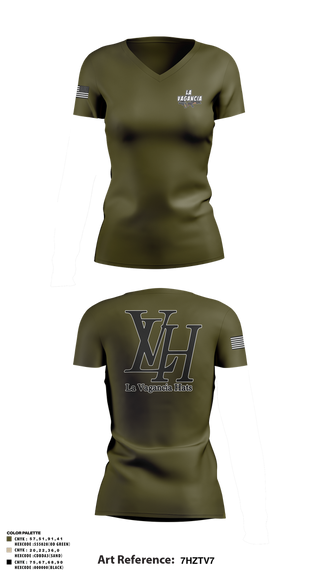 Womens Short Sleeve Vneck Shirt, La Vagancia Hats, , Teamtime, Team time, sublimation, custom sports apparel, team uniforms, spirit wear, spiritwear, sports uniforms, custom shirts, team store, custom team store, fundraiser sports, apparel fundraiser