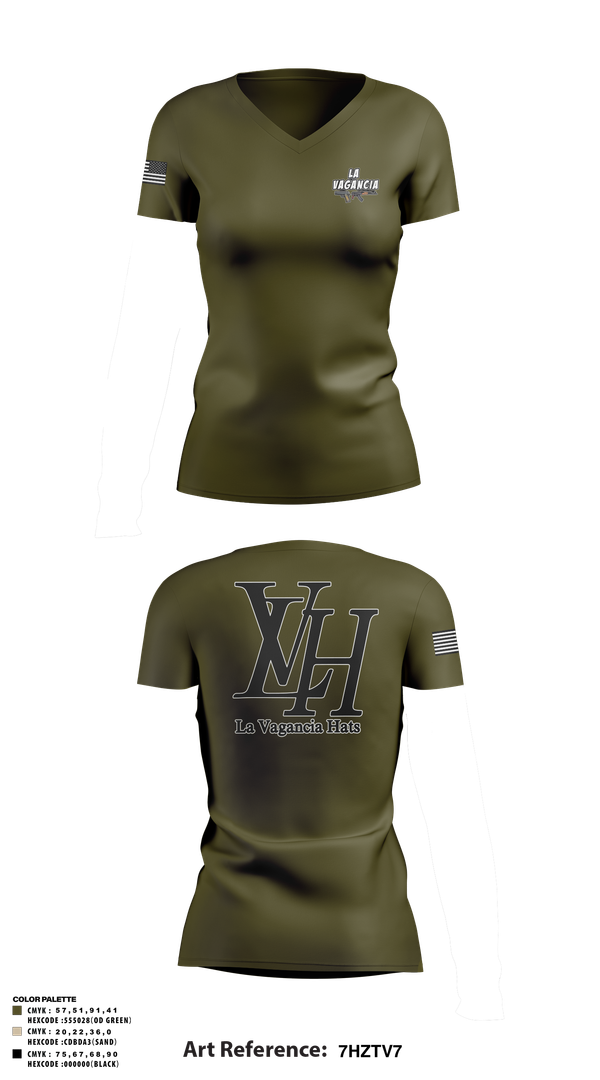 Womens Short Sleeve Vneck Shirt, La Vagancia Hats, , Teamtime, Team time, sublimation, custom sports apparel, team uniforms, spirit wear, spiritwear, sports uniforms, custom shirts, team store, custom team store, fundraiser sports, apparel fundraiser