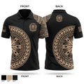 1/487 KING OF BATTLE Short Sleeve Performance Polo - 1