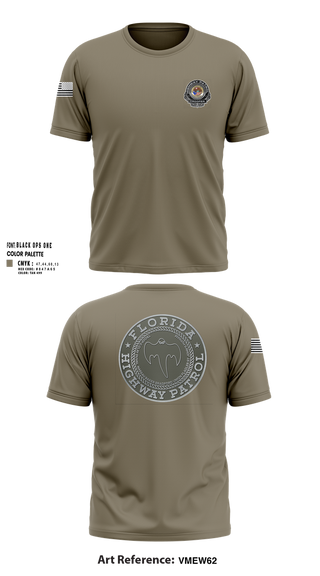 Short Sleeve Performance Shirt, Florida Highway Patrol, , Teamtime, Team time, sublimation, custom sports apparel, team uniforms, spirit wear, spiritwear, sports uniforms, custom shirts, team store, custom team store, fundraiser sports, apparel fundraiser