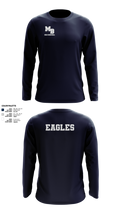 MB EAGLES Women's Basketball 49387606 Long Sleeve Performance Shirt 4