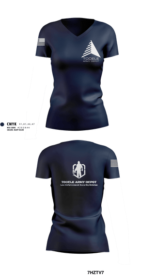 Women's Short Sleeve Vneck Shirt, Tooele Army Depot, LESD Police, Army, Teamtime, Team time, sublimation, custom sports apparel, team uniforms, spirit wear, spiritwear, sports uniforms, custom shirts, team store, custom team store, fundraiser sports, apparel fundraiser