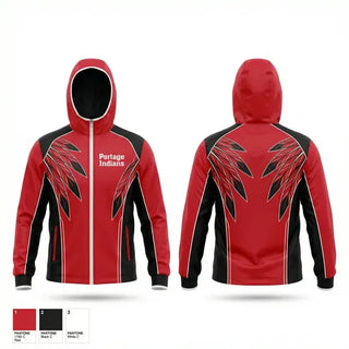 Windbreaker, Portage Indians, Men's Basketball, Teamtime, Team time, sublimation, custom sports apparel, team uniforms, spirit wear, spiritwear, sports uniforms, custom shirts, team store, custom team store, fundraiser sports, apparel fundraiser