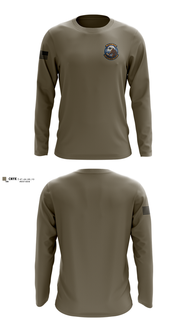 Long Sleeve Performance Shirt, 3-140th, National Guard, Teamtime, Team time, sublimation, custom sports apparel, team uniforms, spirit wear, spiritwear, sports uniforms, custom shirts, team store, custom team store, fundraiser sports, apparel fundraiser