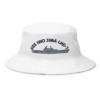 USS IWO JIMA LHD7 FRG Bucket Hat | Big Accessories BX003