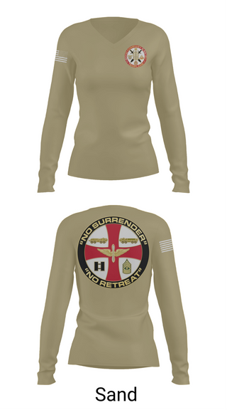 Womens Long Sleeve Vneck Shirt, Echo 2-501st GSAB, , Teamtime, Team time, sublimation, custom sports apparel, team uniforms, spirit wear, spiritwear, sports uniforms, custom shirts, team store, custom team store, fundraiser sports, apparel fundraiser