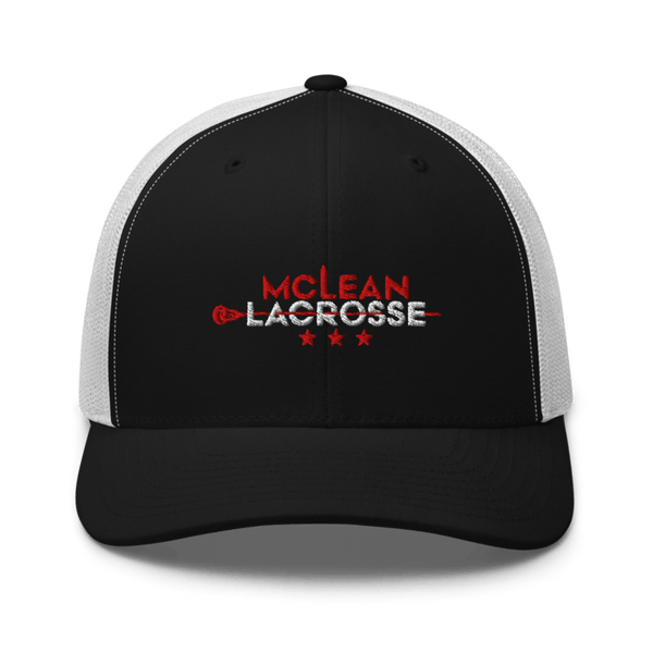 McLean Lacrosse 4222759 Retro Trucker Hat | Yupoong 6606