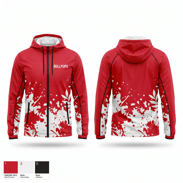Windbreaker, Bullpups, , Teamtime, Team time, sublimation, custom sports apparel, team uniforms, spirit wear, spiritwear, sports uniforms, custom shirts, team store, custom team store, fundraiser sports, apparel fundraiser