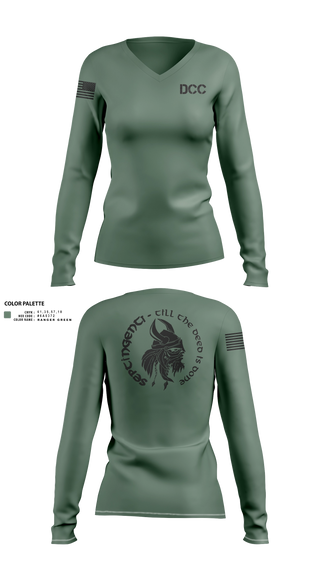 Womens Long Sleeve Vneck Shirt, PGPD EST, Police, Teamtime, Team time, sublimation, custom sports apparel, team uniforms, spirit wear, spiritwear, sports uniforms, custom shirts, team store, custom team store, fundraiser sports, apparel fundraiser