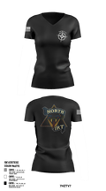 NIRT 4083324 Women's Short Sleeve V-neck Shirt - 24