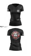 141 echo 27271231 Women's Short Sleeve V-neck Shirt - 1