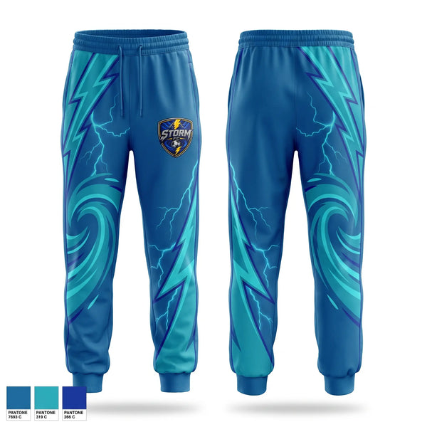 Sweatpants, Storm F.C., Men's Soccer, Teamtime, Team time, sublimation, custom sports apparel, team uniforms, spirit wear, spiritwear, sports uniforms, custom shirts, team store, custom team store, fundraiser sports, apparel fundraiser