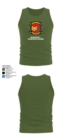 Tank Top, Headquarters & Headquarters Squadron, , Teamtime, Team time, sublimation, custom sports apparel, team uniforms, spirit wear, spiritwear, sports uniforms, custom shirts, team store, custom team store, fundraiser sports, apparel fundraiser