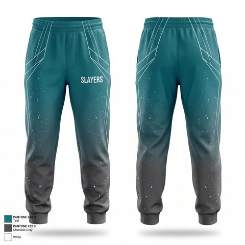 Sweatpants, SLAYERS, Softball, Teamtime, Team time, sublimation, custom sports apparel, team uniforms, spirit wear, spiritwear, sports uniforms, custom shirts, team store, custom team store, fundraiser sports, apparel fundraiser