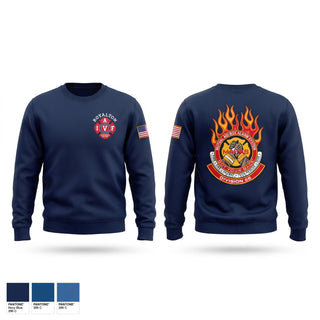 Crew Neck Sweatshirt, Royalton Fire Rescue, Fire Department, Teamtime, Team time, sublimation, custom sports apparel, team uniforms, spirit wear, spiritwear, sports uniforms, custom shirts, team store, custom team store, fundraiser sports, apparel fundraiser