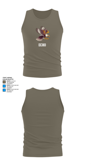 Tank Top, ECHO, , Teamtime, Team time, sublimation, custom sports apparel, team uniforms, spirit wear, spiritwear, sports uniforms, custom shirts, team store, custom team store, fundraiser sports, apparel fundraiser