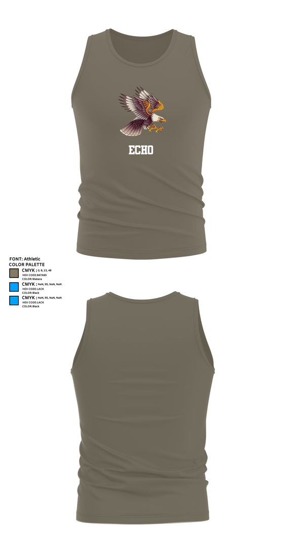 Tank Top, ECHO, , Teamtime, Team time, sublimation, custom sports apparel, team uniforms, spirit wear, spiritwear, sports uniforms, custom shirts, team store, custom team store, fundraiser sports, apparel fundraiser