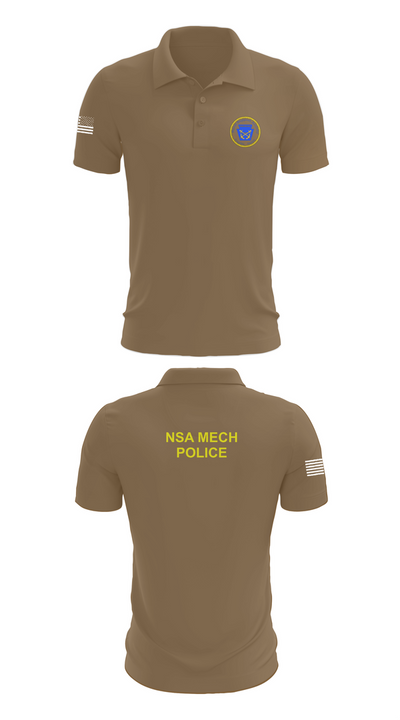 NSA Mechanicsburg 84971329 Short Sleeve Performance Polo - 7