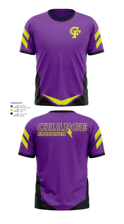 Charge Fastpitch 58205812 Short Sleeve Performance Shirt - 21