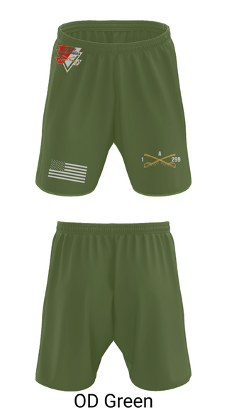 Athletic Shorts With Pockets, A Troop, 1st squadron-299th Calvary Regiment, , Teamtime, Team time, sublimation, custom sports apparel, team uniforms, spirit wear, spiritwear, sports uniforms, custom shirts, team store, custom team store, fundraiser sports, apparel fundraiser