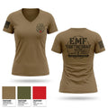 EMF BETHESDA Women's Short Sleeve V-neck Shirt - 1