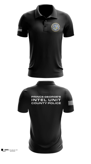 Short Sleeve Performance Polo, Prince George's County Police Homeland Security Intelligence Unit, Police, Teamtime, Team time, sublimation, custom sports apparel, team uniforms, spirit wear, spiritwear, sports uniforms, custom shirts, team store, custom team store, fundraiser sports, apparel fundraiser