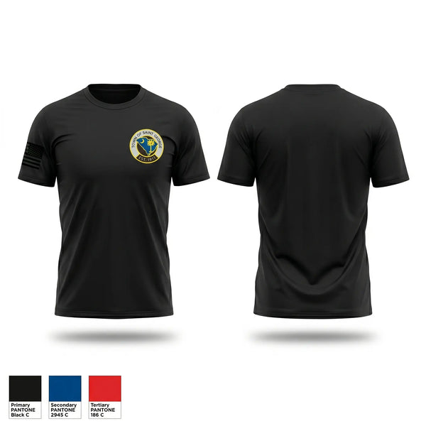 Short Sleeve Performance Shirt, St. George police dept, Police, Teamtime, Team time, sublimation, custom sports apparel, team uniforms, spirit wear, spiritwear, sports uniforms, custom shirts, team store, custom team store, fundraiser sports, apparel fundraiser