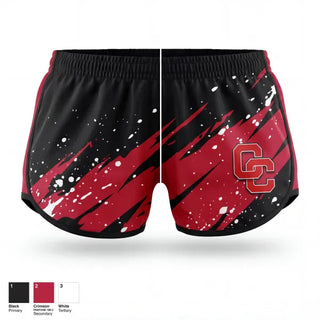 Womens Shorts, Cooper City Cowboys, Wrestling, Teamtime, Team time, sublimation, custom sports apparel, team uniforms, spirit wear, spiritwear, sports uniforms, custom shirts, team store, custom team store, fundraiser sports, apparel fundraiser