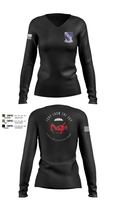 CCo, 1-508PIR (OG) Women's Long Sleeve V-neck Shirt - 3