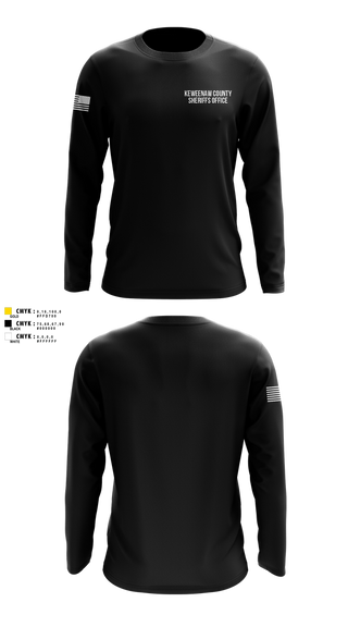 Long Sleeve Performance Shirt, KEWEENAW COUNTY SHERIFFS OFFICE, Police, Teamtime, Team time, sublimation, custom sports apparel, team uniforms, spirit wear, spiritwear, sports uniforms, custom shirts, team store, custom team store, fundraiser sports, apparel fundraiser