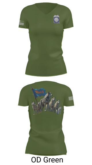 Womens Short Sleeve Vneck Shirt, GSP POST 5 DALTON, Police, Teamtime, Team time, sublimation, custom sports apparel, team uniforms, spirit wear, spiritwear, sports uniforms, custom shirts, team store, custom team store, fundraiser sports, apparel fundraiser