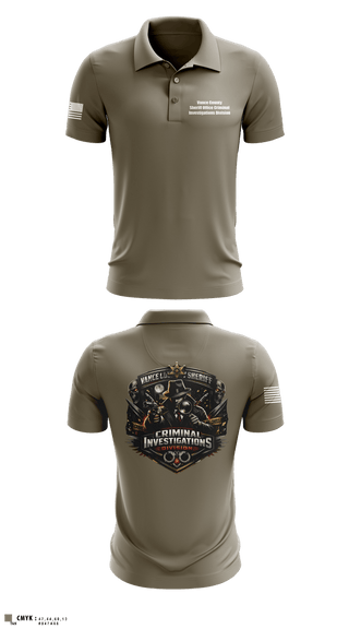 Short Sleeve Performance Polo, Vance County Sheriff Office Criminal Investigations Division, Police, Teamtime, Team time, sublimation, custom sports apparel, team uniforms, spirit wear, spiritwear, sports uniforms, custom shirts, team store, custom team store, fundraiser sports, apparel fundraiser
