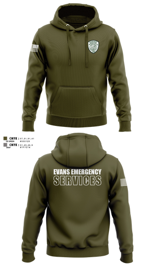 Hoodie, Evans Emergency Services, Fire Department, Teamtime, Team time, sublimation, custom sports apparel, team uniforms, spirit wear, spiritwear, sports uniforms, custom shirts, team store, custom team store, fundraiser sports, apparel fundraiser