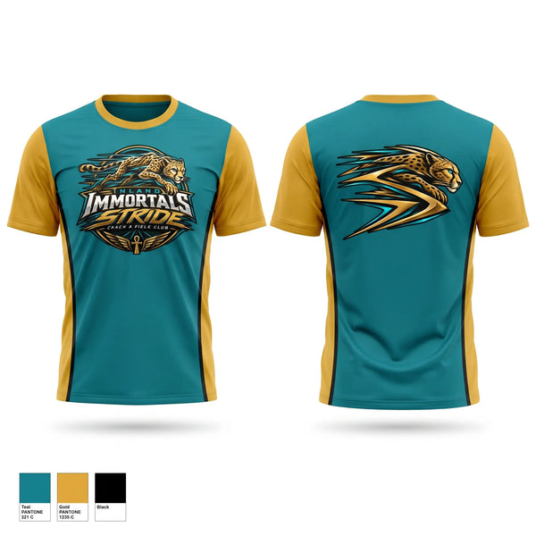 Short Sleeve Performance Shirt, Inland Immortals STRIDE, Track & Field, Teamtime, Team time, sublimation, custom sports apparel, team uniforms, spirit wear, spiritwear, sports uniforms, custom shirts, team store, custom team store, fundraiser sports, apparel fundraiser