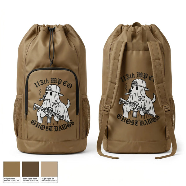 Gear Bag, 113th MP CO, Army, Teamtime, Team time, sublimation, custom sports apparel, team uniforms, spirit wear, spiritwear, sports uniforms, custom shirts, team store, custom team store, fundraiser sports, apparel fundraiser