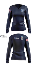 Baptist Health Protective Services Women's Long Sleeve V-neck Shirt - 21
