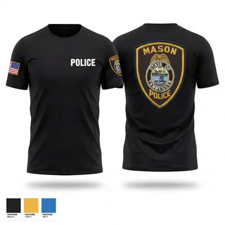 Short Sleeve Performance Shirt, Mason PD, Police, Teamtime, Team time, sublimation, custom sports apparel, team uniforms, spirit wear, spiritwear, sports uniforms, custom shirts, team store, custom team store, fundraiser sports, apparel fundraiser