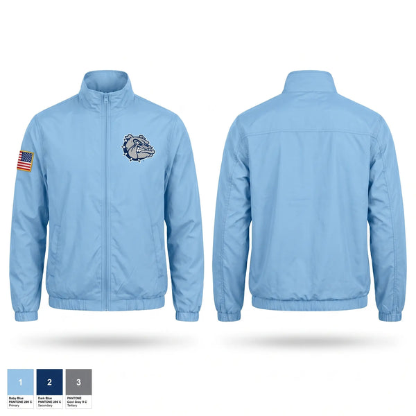 Windbreaker, Centennial Bulldogs, Marines, Teamtime, Team time, sublimation, custom sports apparel, team uniforms, spirit wear, spiritwear, sports uniforms, custom shirts, team store, custom team store, fundraiser sports, apparel fundraiser
