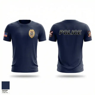Short Sleeve Performance Shirt, Strafford Police Department, Police, Teamtime, Team time, sublimation, custom sports apparel, team uniforms, spirit wear, spiritwear, sports uniforms, custom shirts, team store, custom team store, fundraiser sports, apparel fundraiser