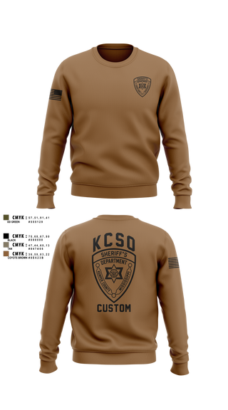 Crew Neck Sweatshirt, Kemper County Sheriff’s Office, Police, Teamtime, Team time, sublimation, custom sports apparel, team uniforms, spirit wear, spiritwear, sports uniforms, custom shirts, team store, custom team store, fundraiser sports, apparel fundraiser